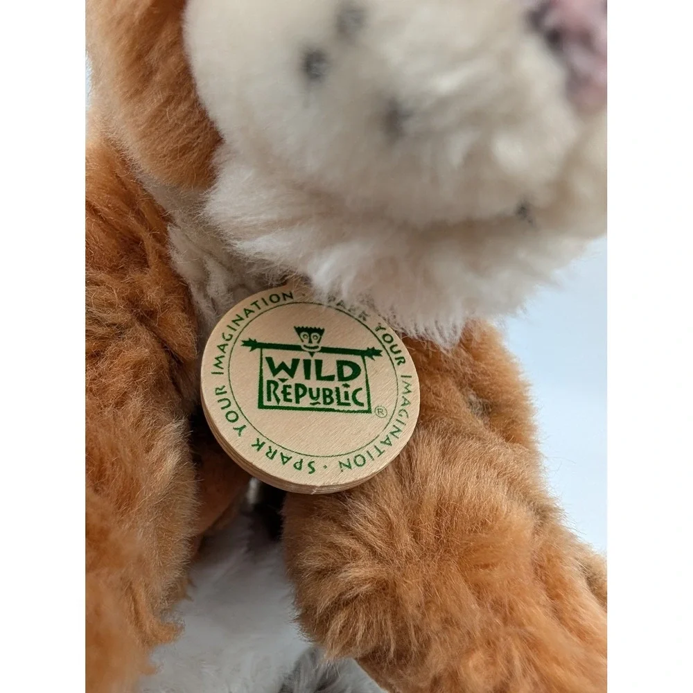 Wild Republic Plush Lot Elephant Lemur Tiger Safari Zoo Stuffed Animal Toy